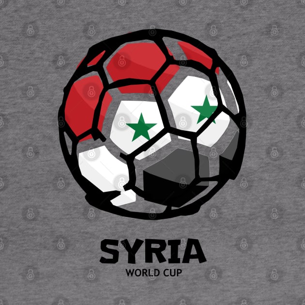 Syria Football Country Flag by KewaleeTee